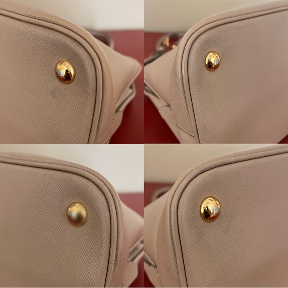 Prada Promenade Leather Saffiano Handbag - Picture 10 of 15